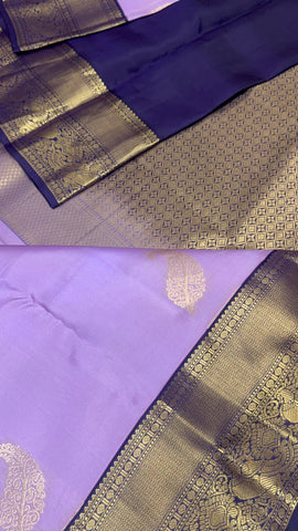 Half Mix Kanjeevaram Silk Saree Half Mix Kanjeevaram Silk Saree