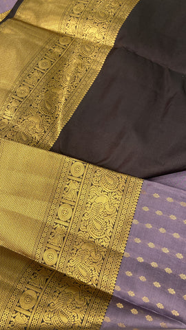 Half Mix Kanjeevaram Silk Saree Half Mix Kanjeevaram Silk Saree