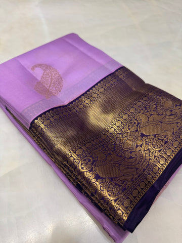 Half Mix Kanjeevaram Silk Saree Half Mix Kanjeevaram Silk Saree