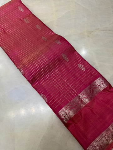 Pure 1G Zari handloom kanjeevaram silk mark certified saree Pure 1G Zari handloom kanjeevaram silk mark certified saree