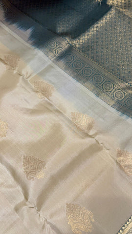 Half mix Kanjeevaram silk saree Half mix Kanjeevaram silk saree