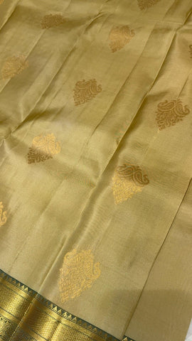 Half mix Kanjeevaram silk saree Half mix Kanjeevaram silk saree