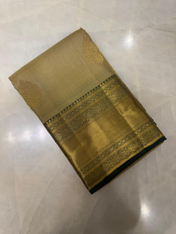 Half mix Kanjeevaram silk saree Half mix Kanjeevaram silk saree