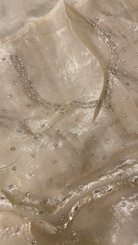 Premium Crush Organza Saree