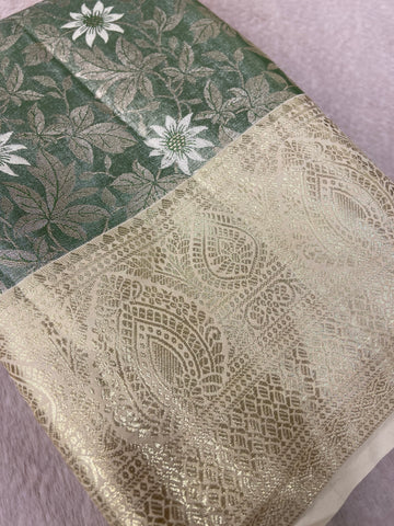 Bridal Semi Tissue Silk Saree