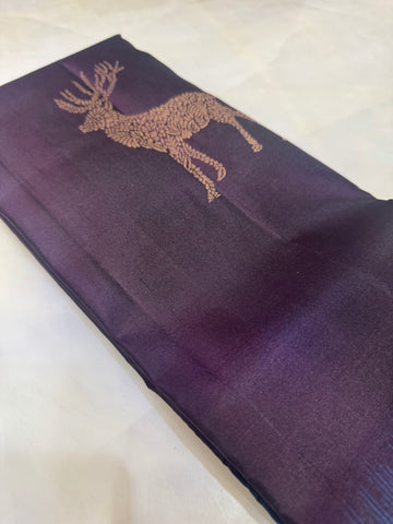 Pure zari handloom Kanjeevaram silk mark certified saree