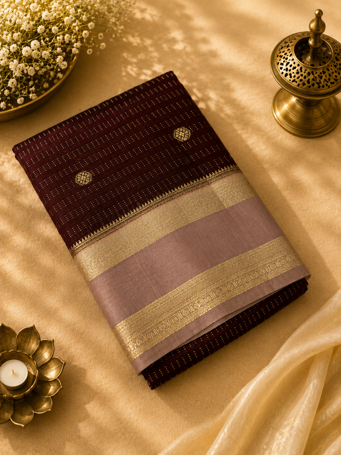 Premium Semi Chanderi Saree