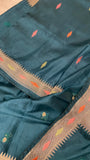Premium Russian Dola Silk Sare With Embroidery