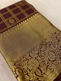 Premium Bridal Semi Kanchipuram Silk Saree - 902785