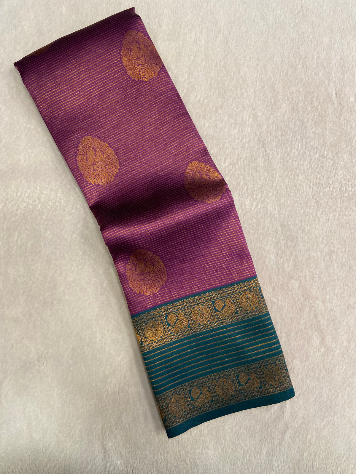 Vintage Semi Kanchipuram Silk Saree