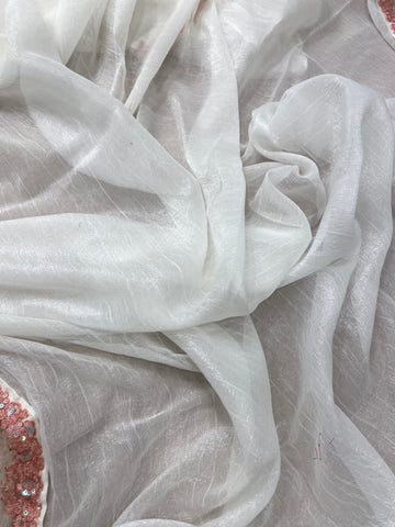 Designer cocktail saree