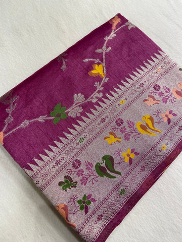 Premium Semi Mashru Silk Saree✨