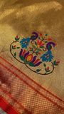 Premium Quality Semi Paithani Silk Saree - 902474