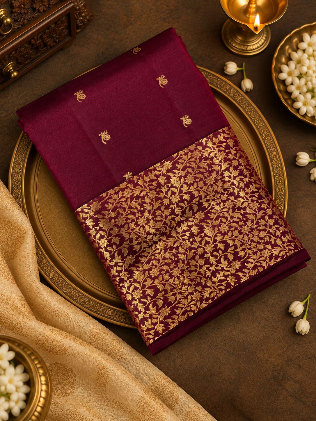 Pure Kanjeevaram Silk Saree-PS2334