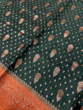 Pure mix crepe silk saree