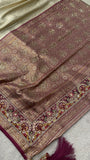 Tissue Bridal Semi Silk With Swarovski Work