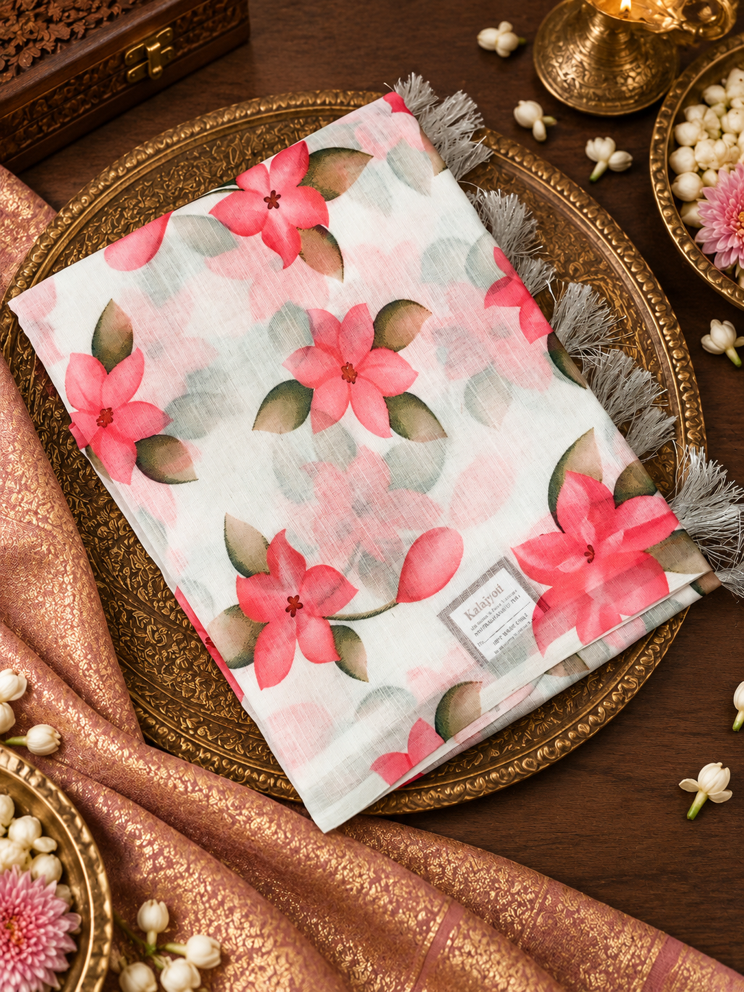 Premium Linen Saree -902097