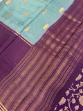 Pure  Mix Mysore Crepe Silk Saree