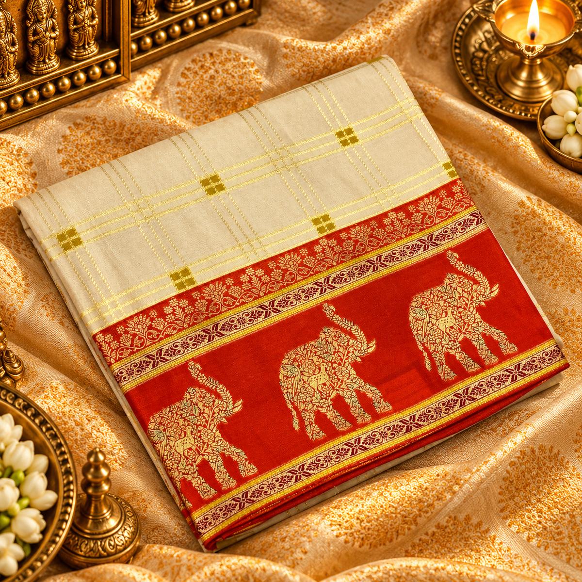 Pure Mix Crepe Silk Saree - 902828
