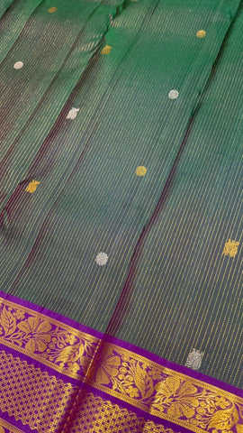 Pure 1G zari handloom Kanjeevaram silk mark certified saree