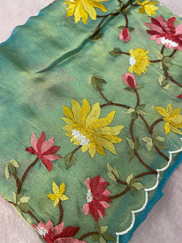 Premium tissue organza saree