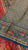 Premium Banarasi Crepe Kalamkari Saree