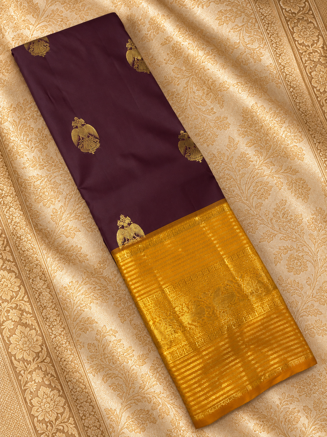 Premium Bridal Semi Kanchipuram Silk Saree - 902785
