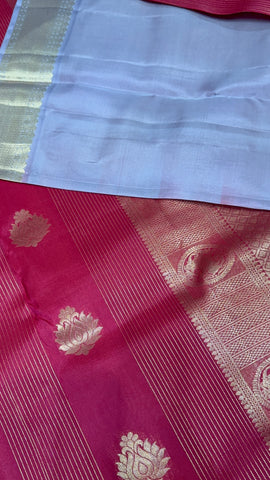 Half mix Kanjeevaram silk saree