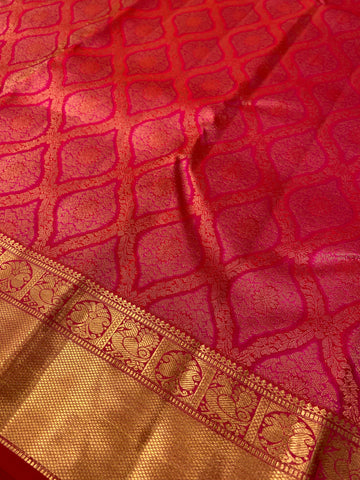 Pure Handloom Kanjeevaram Silk Mark Certified Saree