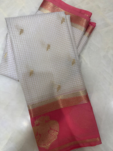 Premium Semi Crepe Mysore Silk Saree