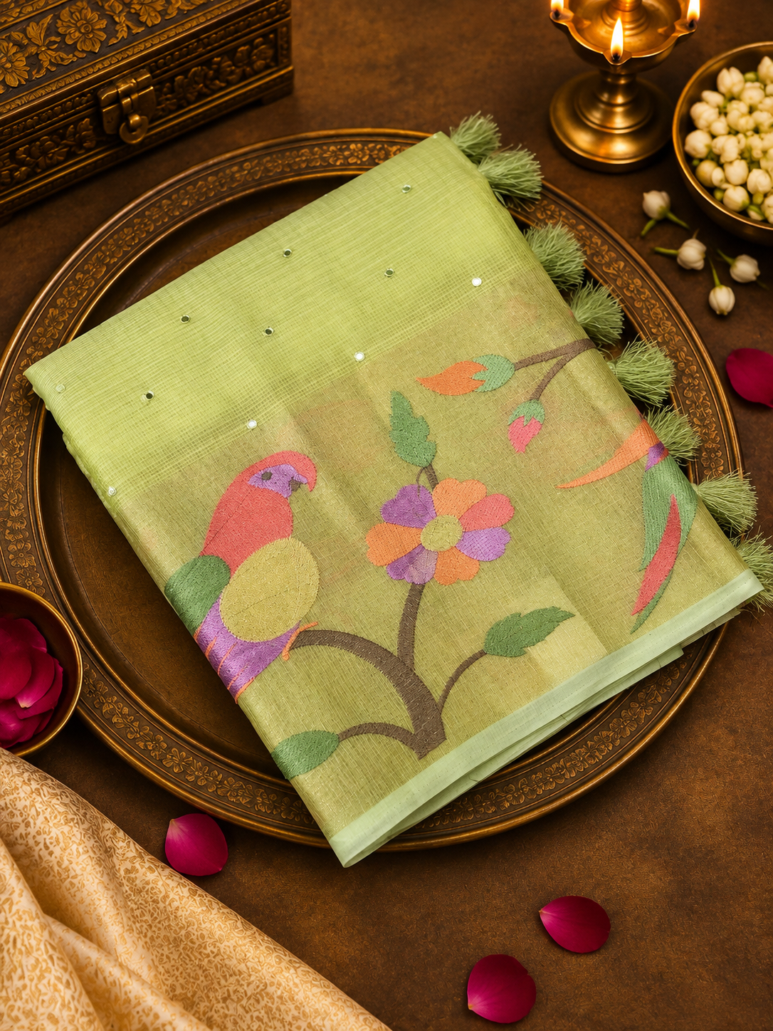 Premium Soft Organza Saree - 902223