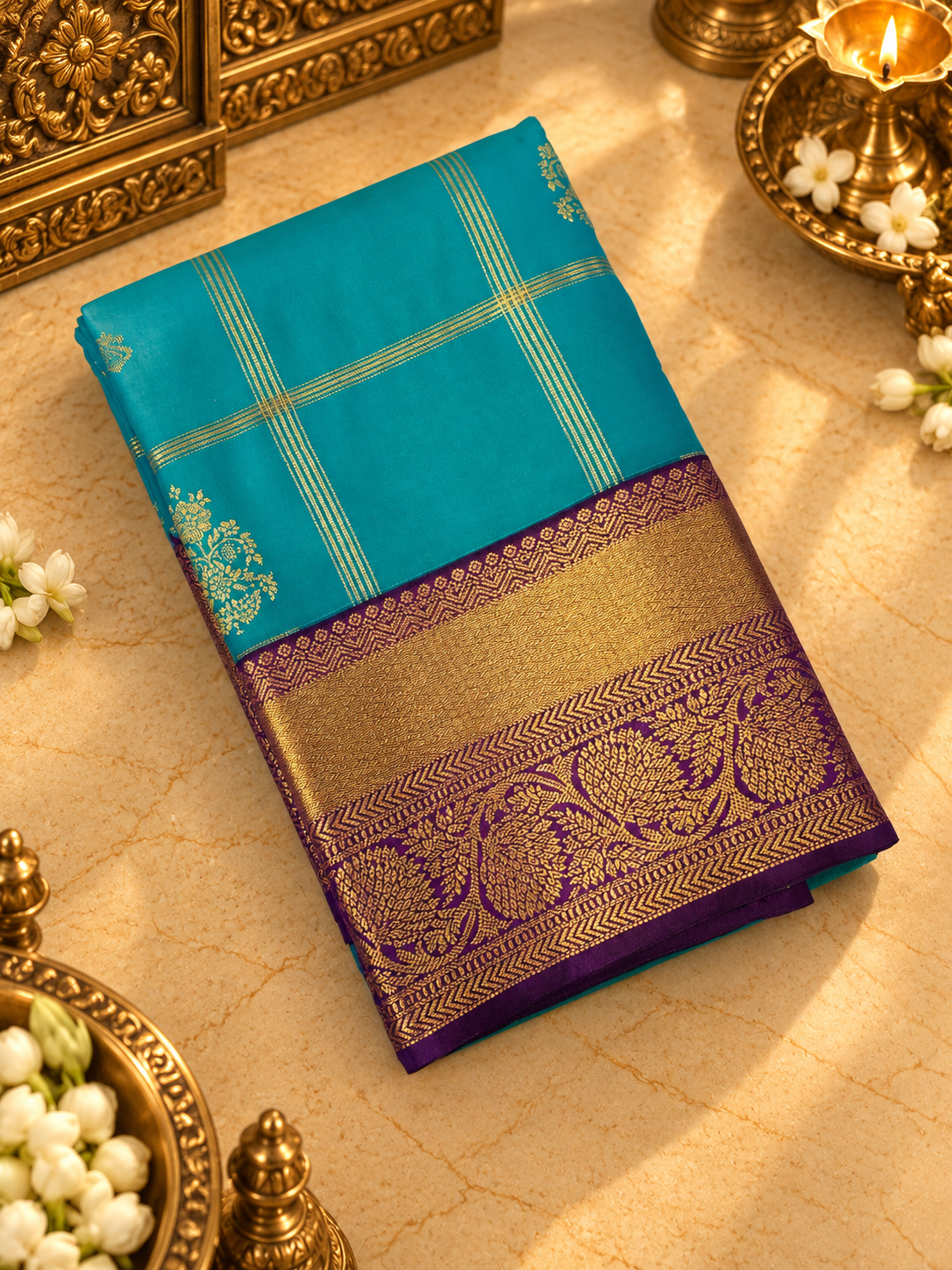 Premium Mini Kanchi Silk Saree- RF1359