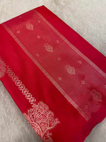 Semi Kanchipuram Silk Saree🦚