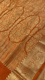 Premium Semi Mysore Silk Saree Brocade Design - 902139