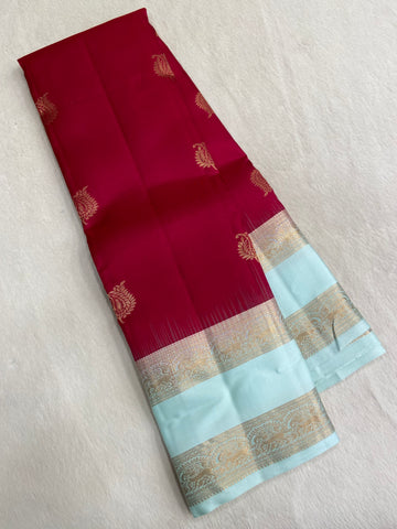 Pure Kanjeevaram silk mark certified saree