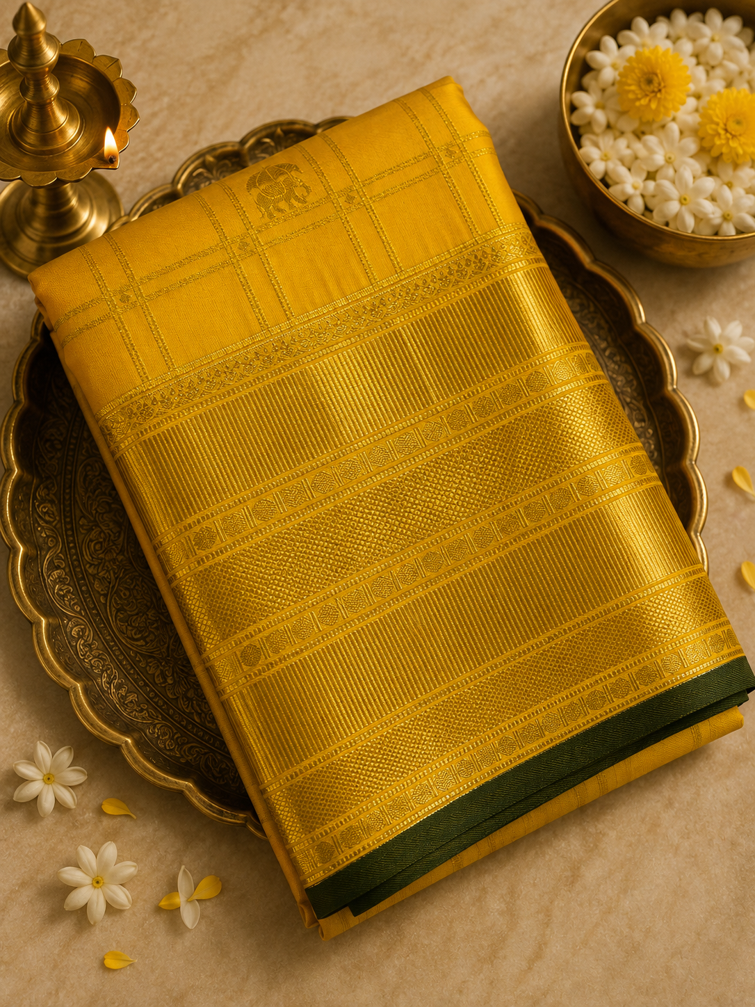 Premium Semi Kanchipuram Silk Saree