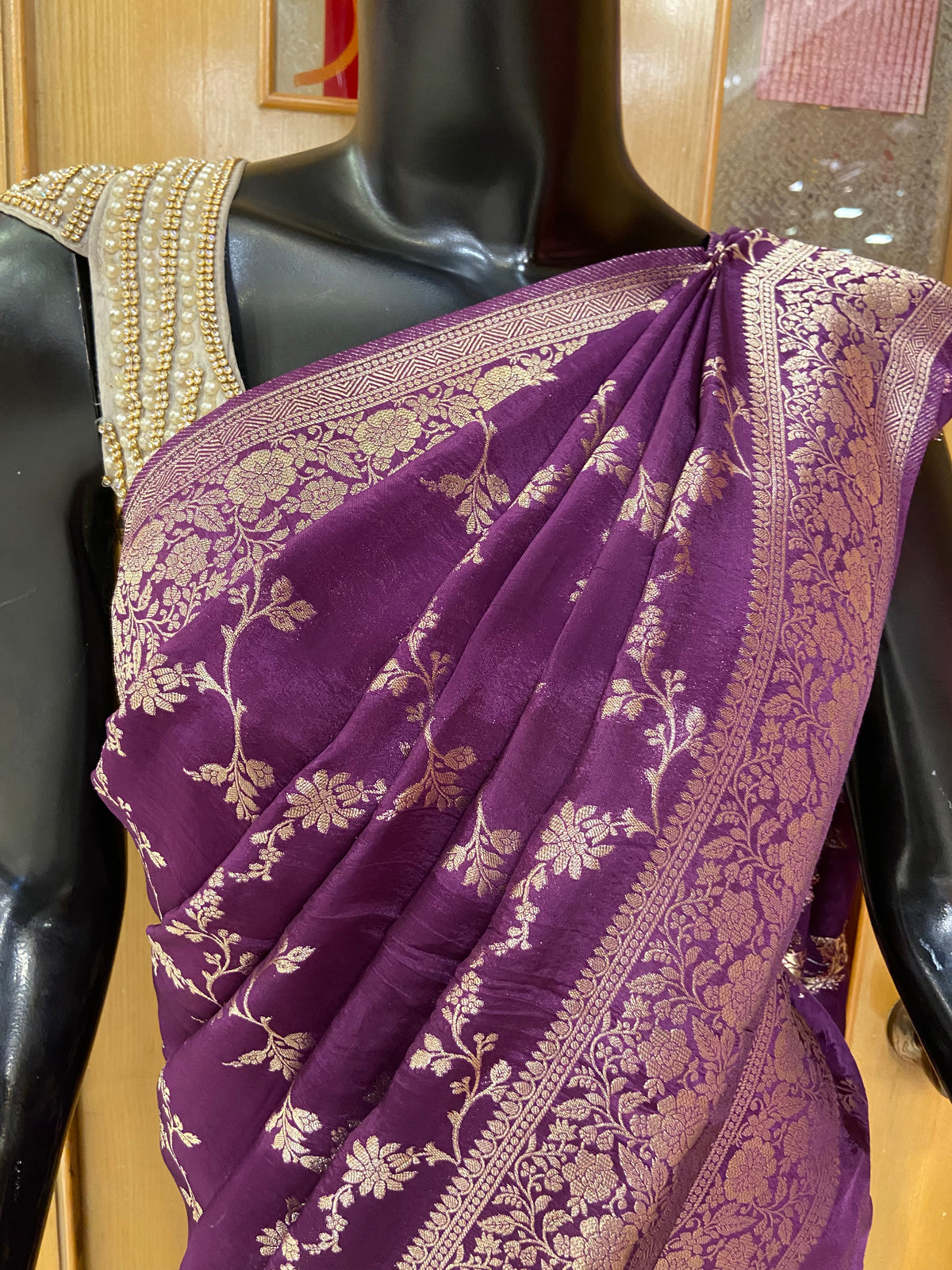 Premium Crepe Georgette Saree