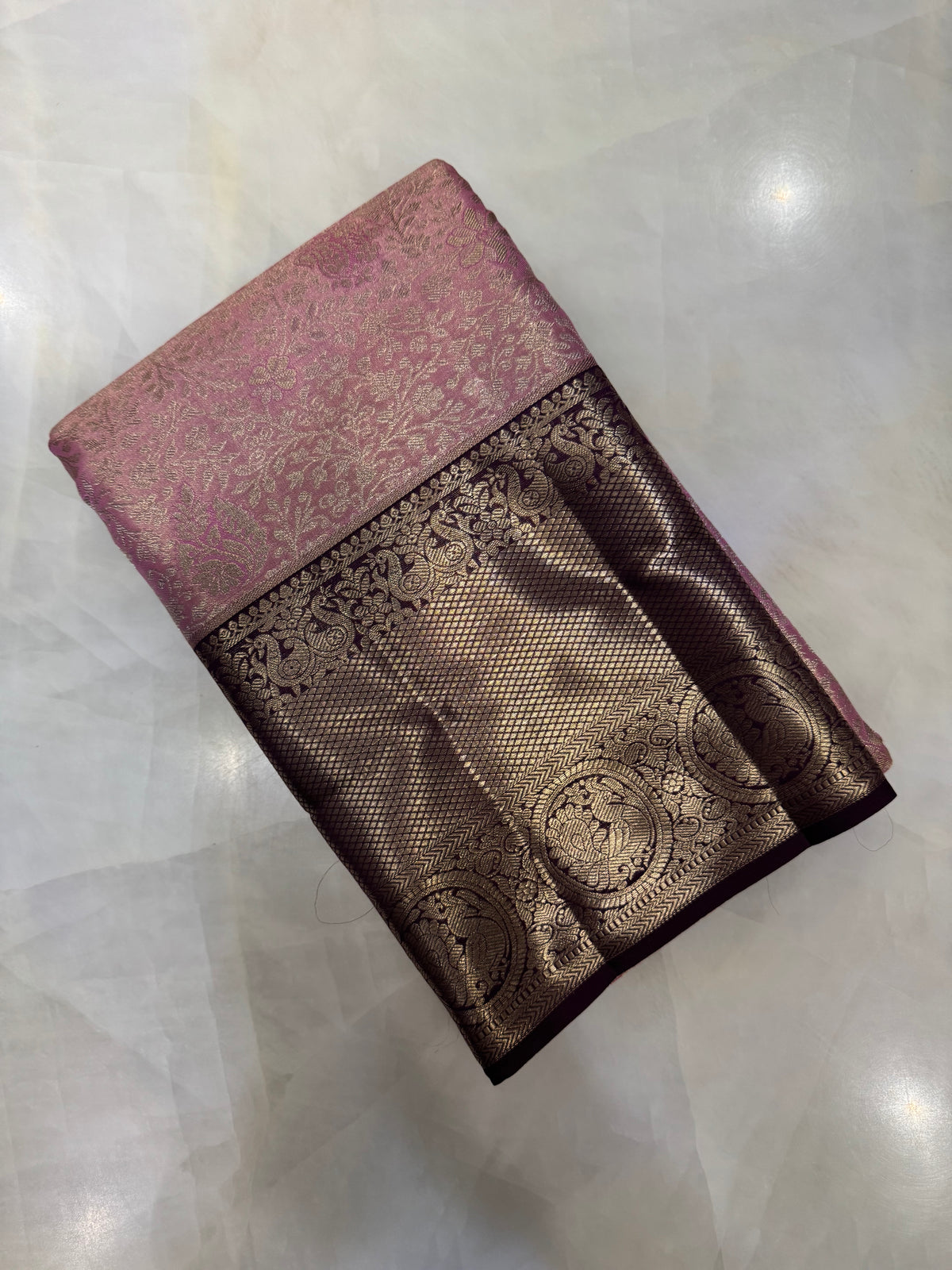 Pure Kanjeevaram Silk mark certified Saree