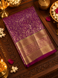 Premium Bridal Semi Kanchipuram Silk Saree - 902915