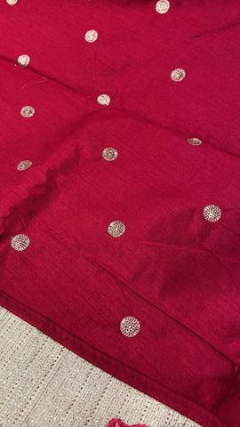 Premium Flora Crepe Silk Saree With Embroidery Border