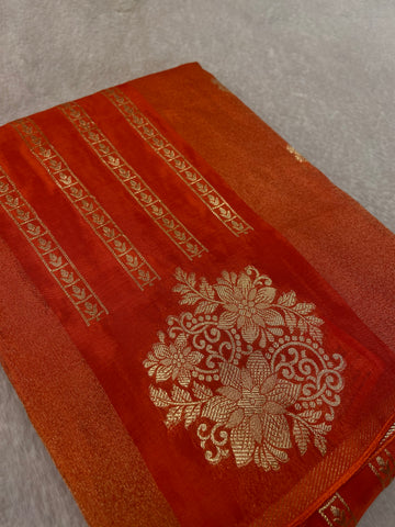Pure Chinnon Saree