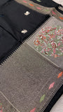 Premium Russian Dola Silk Sare With Embroidery