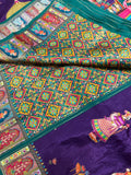 Premium Banarasi Crepe Kalamkari Saree