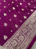 Premium Banarasi Crepe Satin Silk Saree