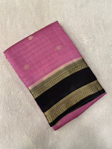 Premium Semi Chanderi Saree🖤