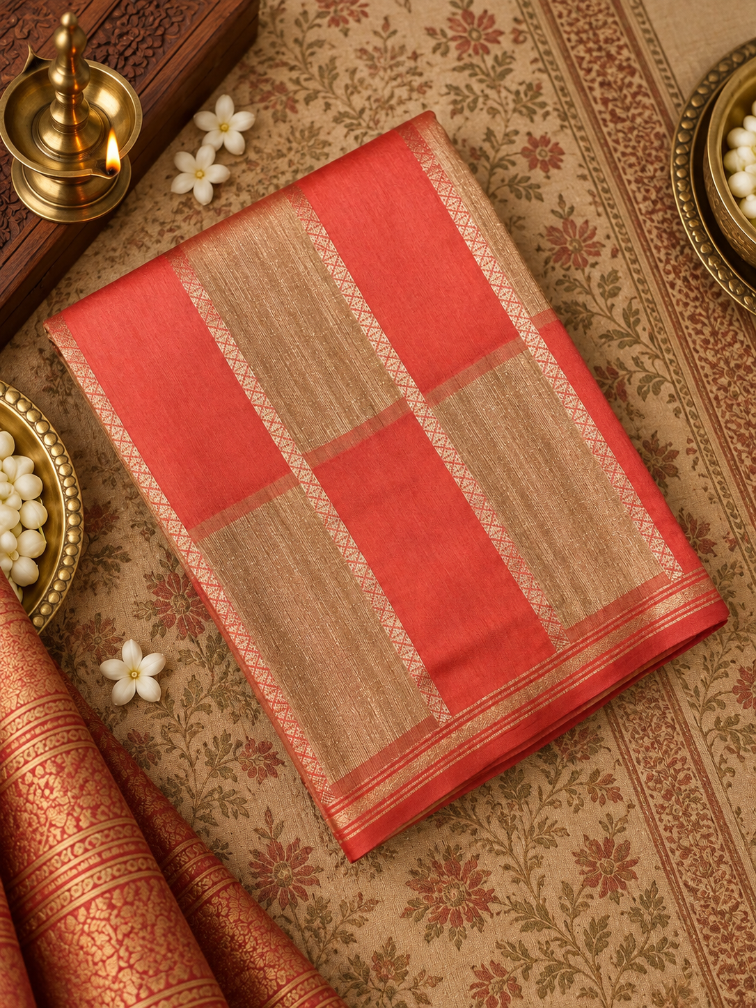 Semi Tassar Silk Saree