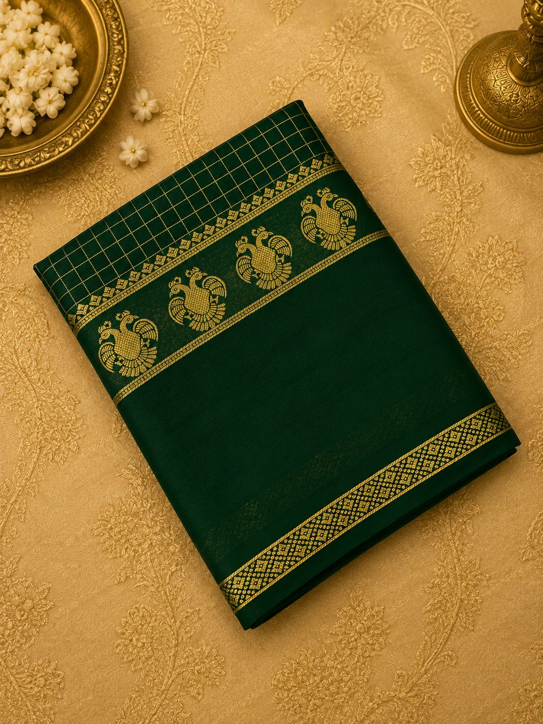 Premium Semi Mysore Silk Saree