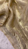 Premium Crush Organza Saree (Dark)