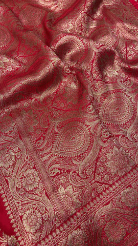 Premium Crepe Satin Silk Saree