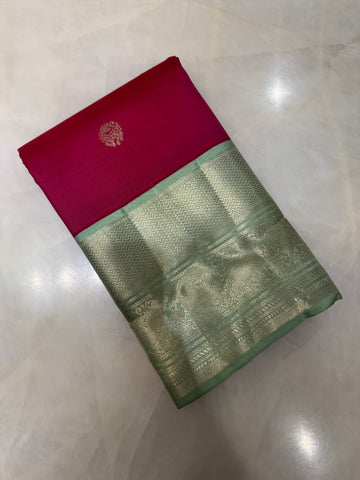 Pure Kanjeevaram silk mark certified saree